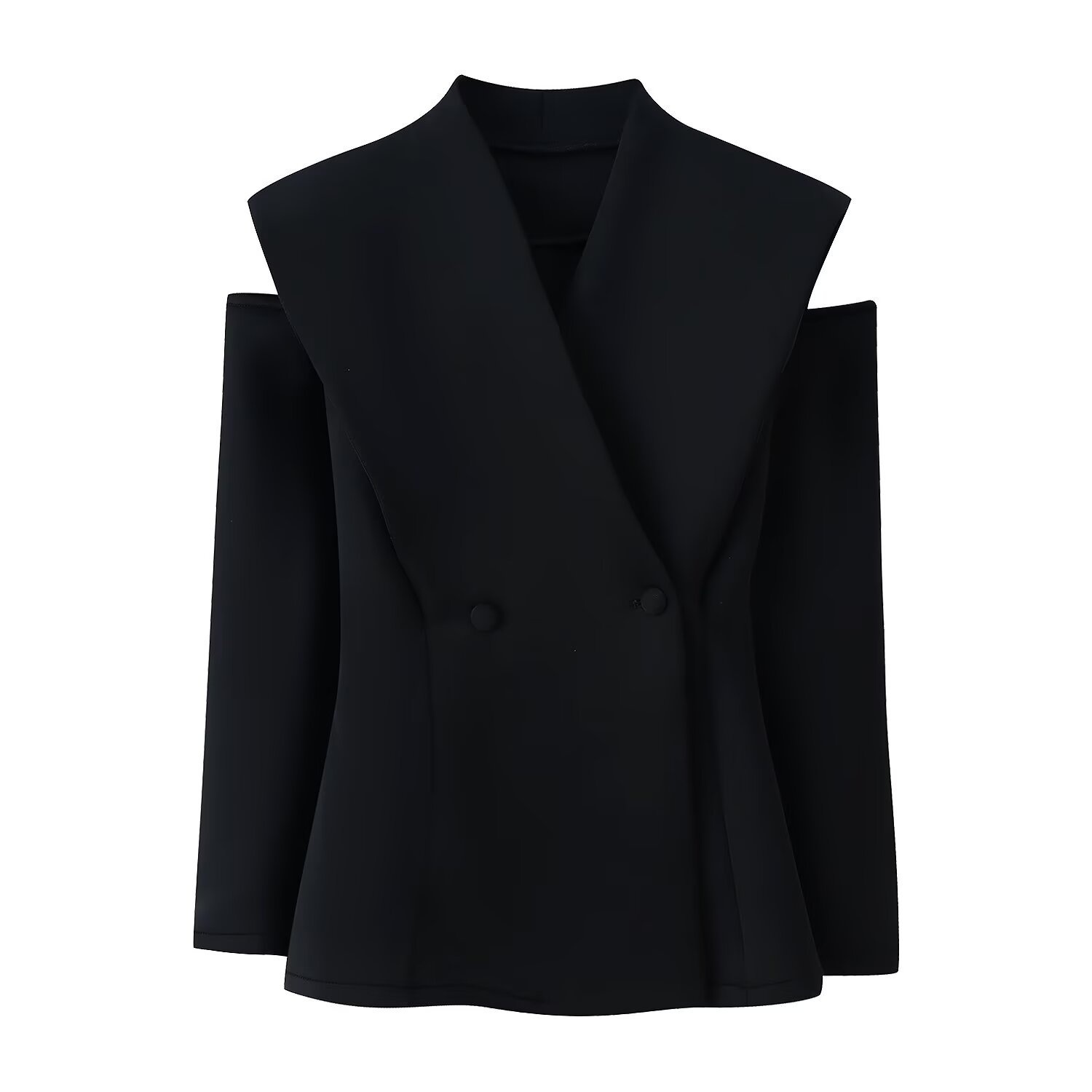 Blazer da donna a maniche lunghe stile designer elegante_voghion.com