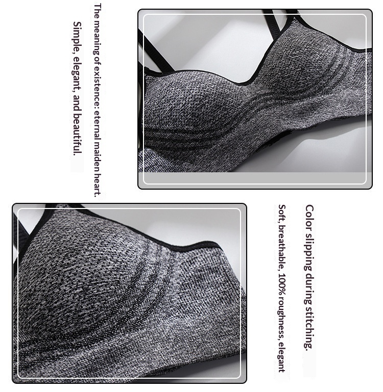 High Quality Pure Cotton Girls' Underwear For Students And High School Girls, Summer Thin Style, Wireless, Small Gathering, Large_voghion.com