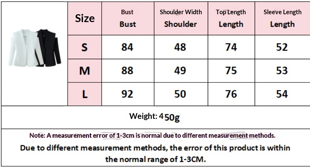 Blazer da donna a maniche lunghe stile designer elegante_voghion.com