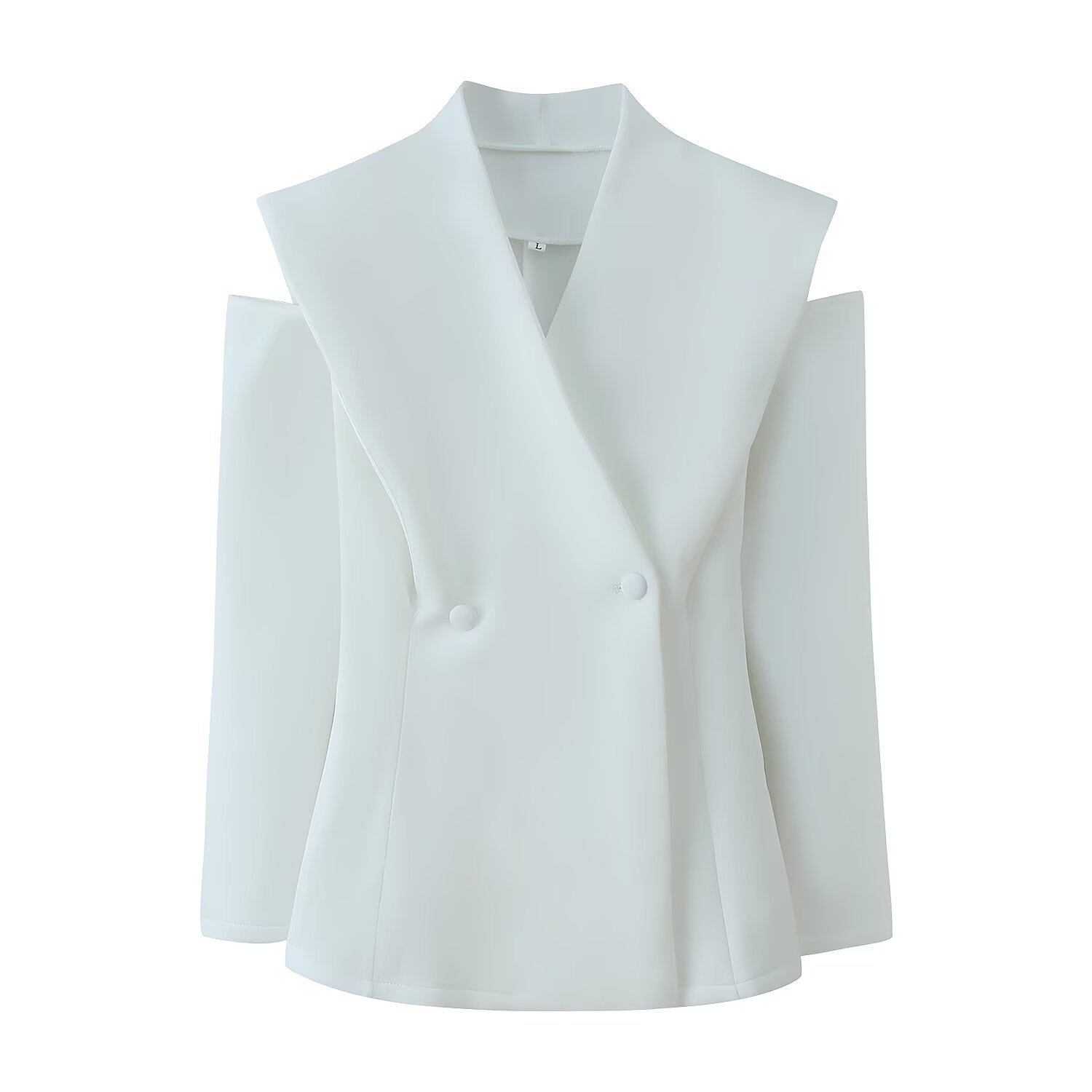 Blazer da donna a maniche lunghe stile designer elegante_voghion.com