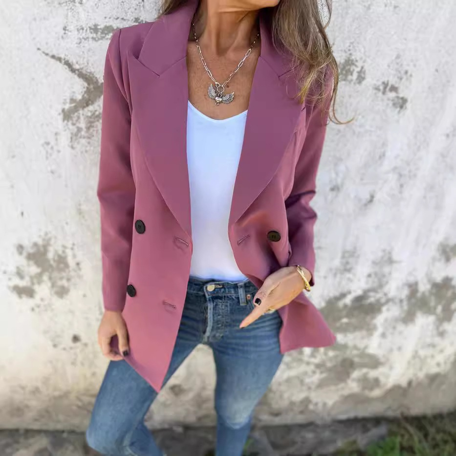 Moda autunnale, nuovo stile, commercio estero all'ingrosso, tinta unita, stile europeo e americano, transfrontaliero, autunno, nuovo stile, moda_voghion.com