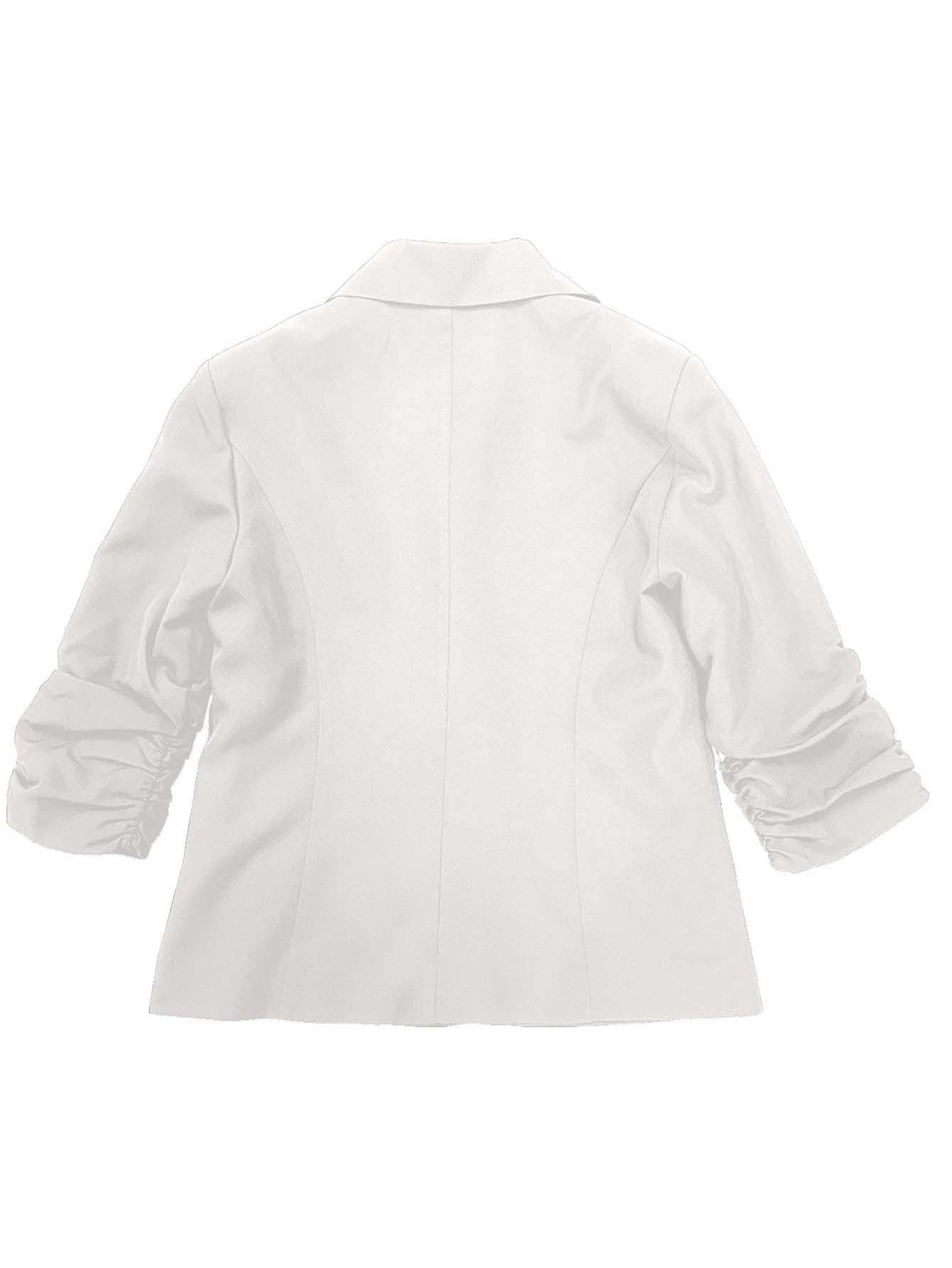 Giacca blazer donna con maniche a tre quarti per lavoro casual_voghion.com