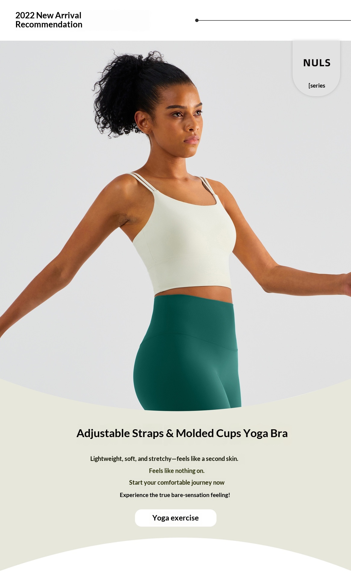 High Quality Fitness Girl's One-piece Side Breast Support, Yoga Bra Thin Straps, Beautiful Back Sports Tank Top With Chest Pads_voghion.com