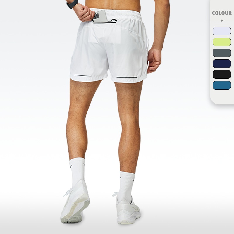 Short de sport pour homme de haute qualité, idéal pour la course à pied, le marathon et l'athlétisme. Coupe ample, trois-quarts, séchage rapide, léger et respirant. Idéal pour le fitness et les loisirs._voghion.com
