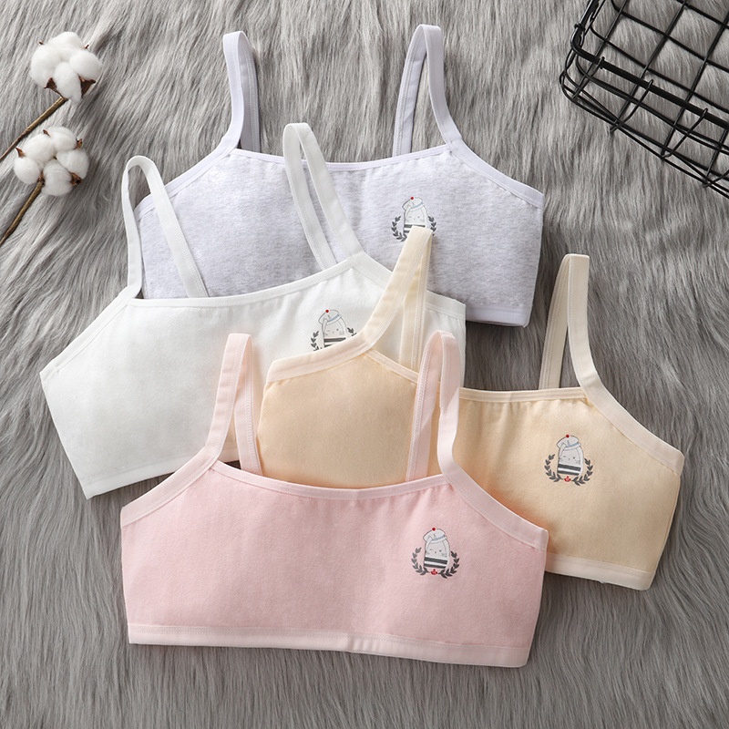 High Quality Developmental Girl Wireless Sports Vest For Teenagers, Middle And High School Students, Thin Style Bra_voghion.com
