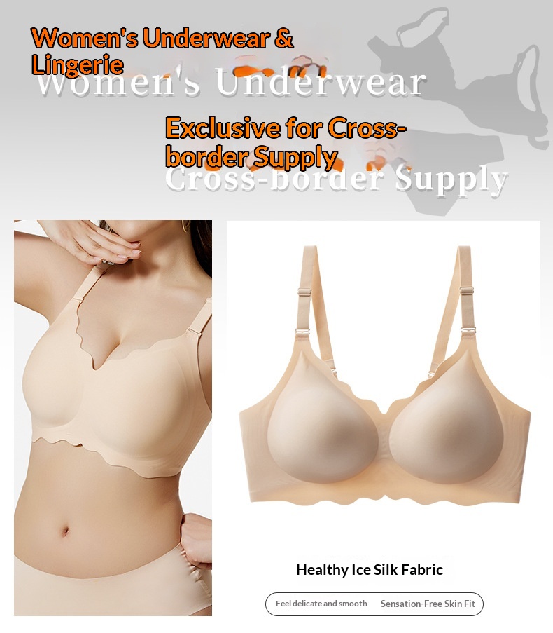 Seamless Sports Bra For Large Bust With Push-up Back Support_voghion.com