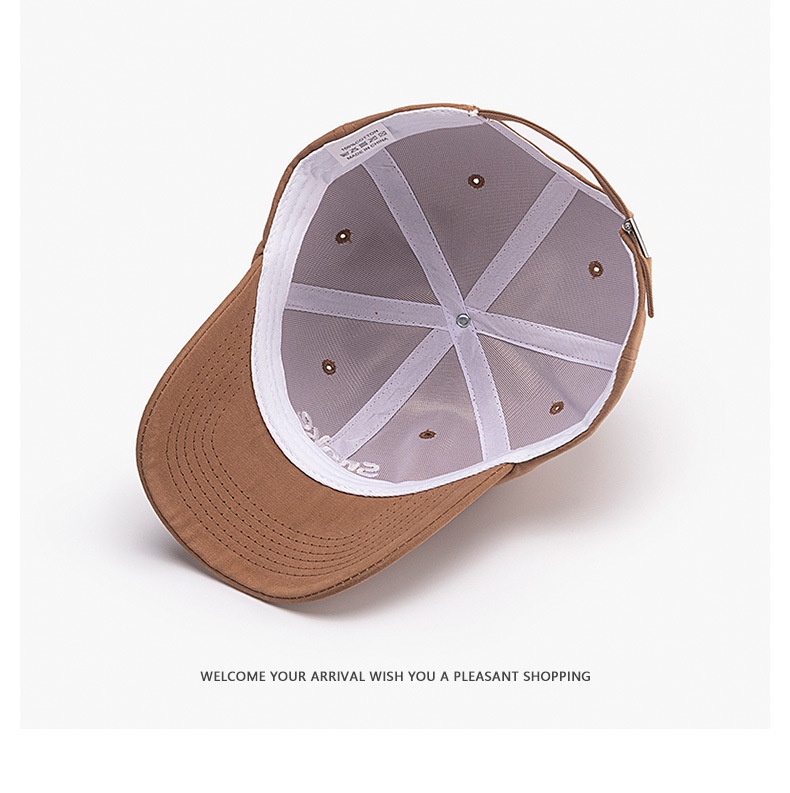 Baseball Cap For Women Versatile Korean Style Letter Embroidery_voghion.com