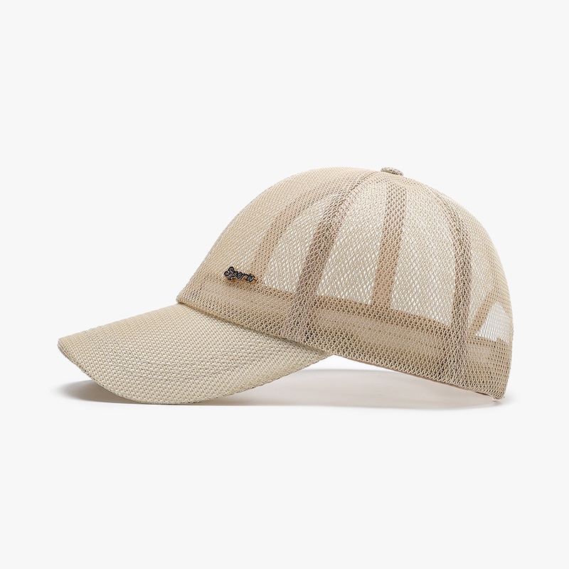 Boné Tor Zur Wildnis Summer Masculino em Malha para Atividades ao Ar Livre, Estilo Baseball, com Letras, Ideal para Pesca Transfronteiriça, Esportes e Viagens, Proteção Solar e Design de Aba de Pato (Atacado)_voghion.com
