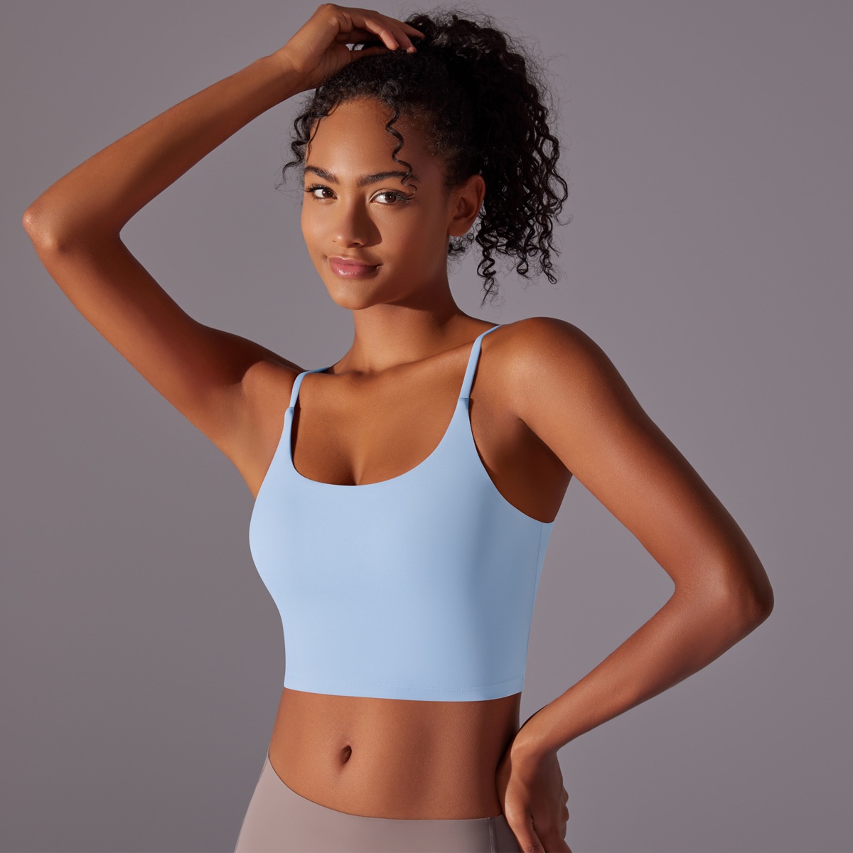 Sport-bh Für Fitness Training Mit Festen Cups Und Nylon_voghion.com