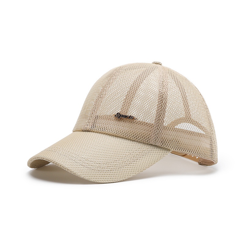 Boné Tor Zur Wildnis Summer Masculino em Malha para Atividades ao Ar Livre, Estilo Baseball, com Letras, Ideal para Pesca Transfronteiriça, Esportes e Viagens, Proteção Solar e Design de Aba de Pato (Atacado)_voghion.com