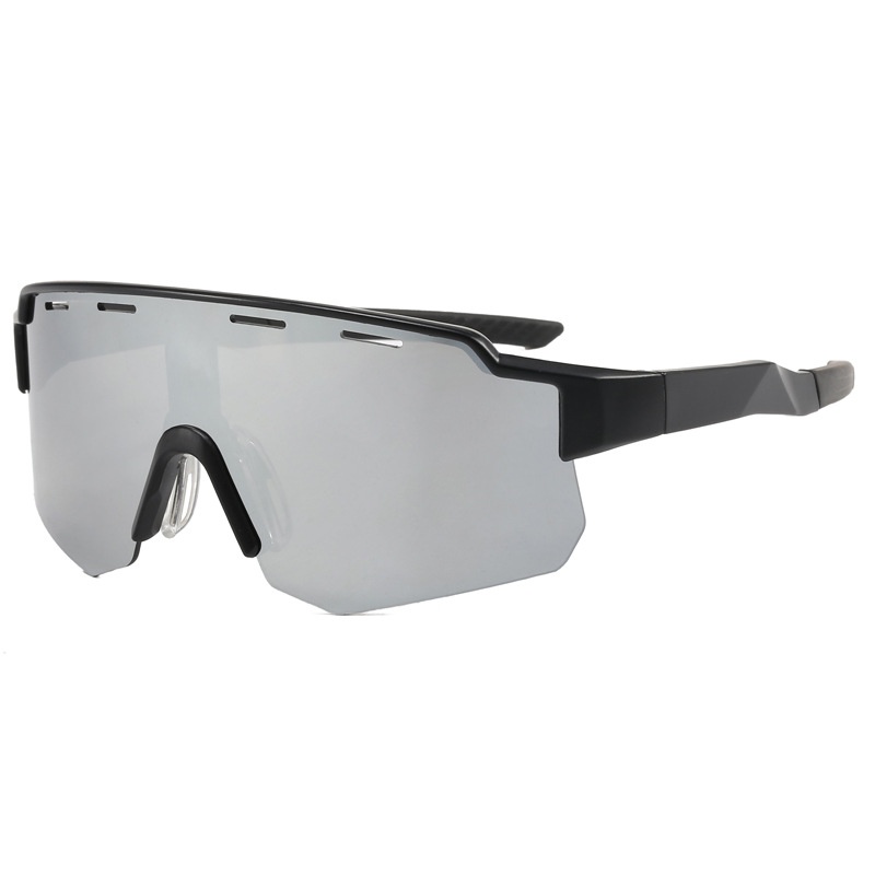 Lunettes de soleil Tor Zur Wildnis New Cross-Border Outdoor Sports Climbing Glasses pour hommes, coupe-vent, grande monture, monobloc, anti-UV, pour femmes_voghion.com
