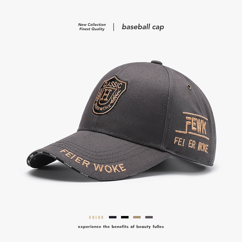 Tor Zur Wildnis Spring New High-end Embroidered Shield Baseball Cap For Men And Women Street Sunshade Metal Vent Hat Wholesale_voghion.com