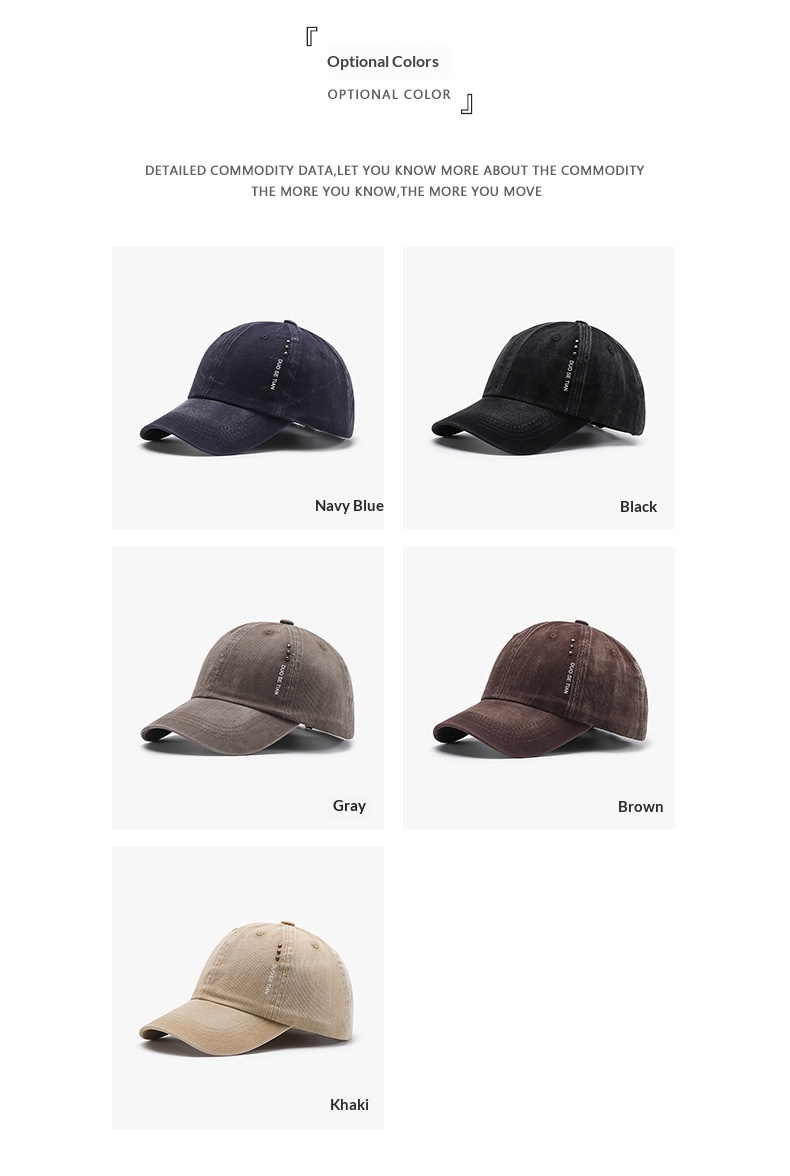 Tor Zur Wildnis Herren Frühling Sommer Outdoor-Sport Baseball Lässige vielseitige Entenschnabelkappe aus gewaschenem Stoff Einfacher Sonnenschutz Sonnenschutz_voghion.com
