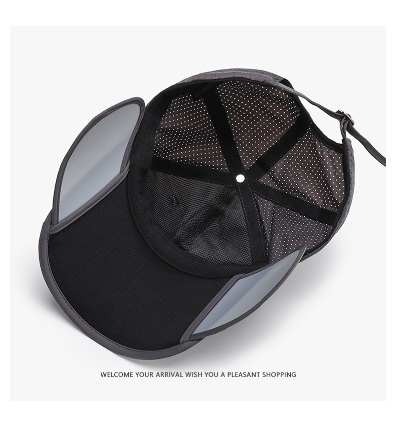 Expandable Baseball Sunshade Cap For Women And Men Summer Hat_voghion.com