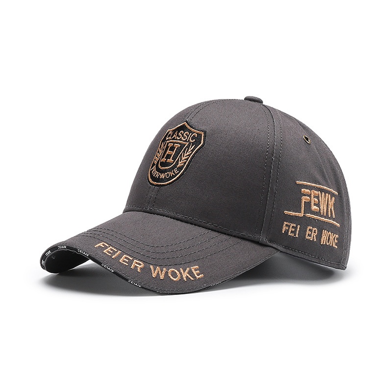 Tor Zur Wildnis Spring New High-end Embroidered Shield Baseball Cap For Men And Women Street Sunshade Metal Vent Hat Wholesale_voghion.com