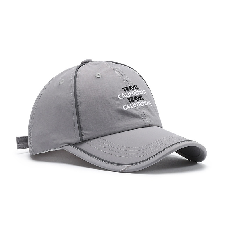Tor Zur Wildnis Quick-Dry New Letter Embroidery Baseball Women, Spring And Summer Thin Outdoor Running Sunshade Versatile Duckbill Cap_voghion.com