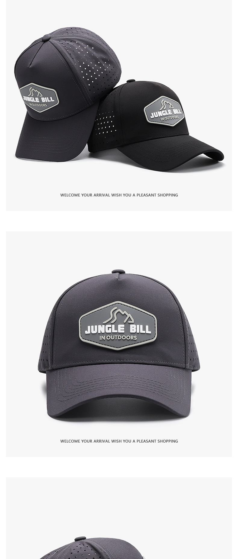 Baseball Cap Embroidered Duckbill Sunshade Breathable Unisex Hat_voghion.com