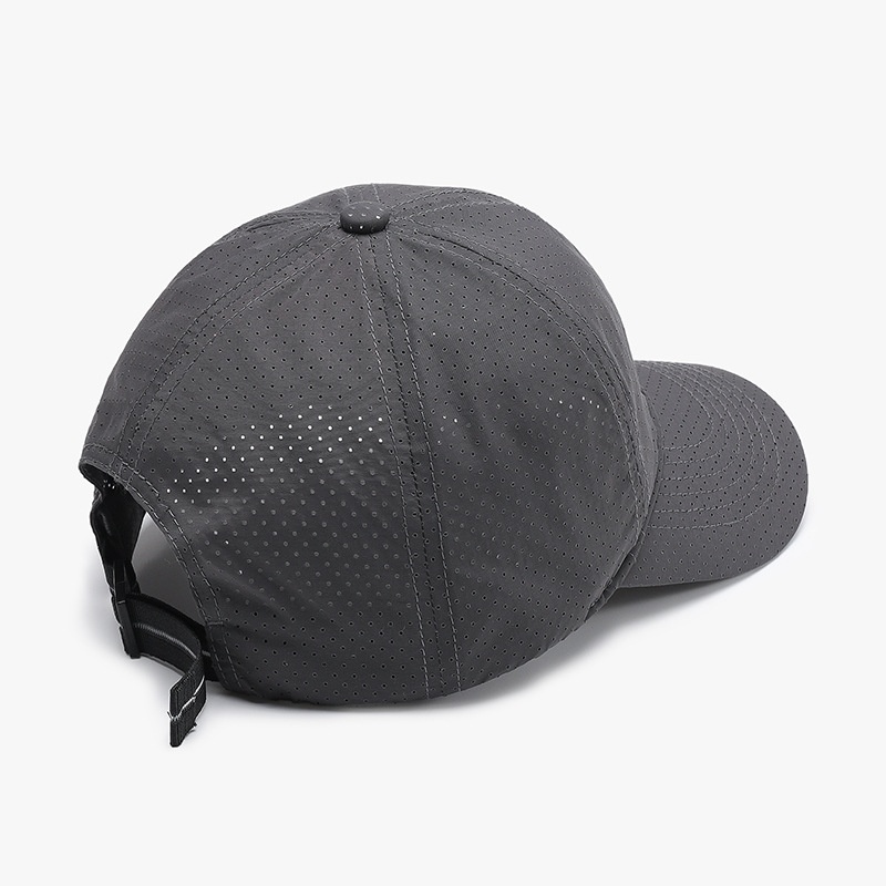 Tor Zur Wildnis Summer New Perforated Embroidered Quick-Dry Mesh Breathable Baseball Cap Casual Protection Thin Outdoor Sun Hat_voghion.com