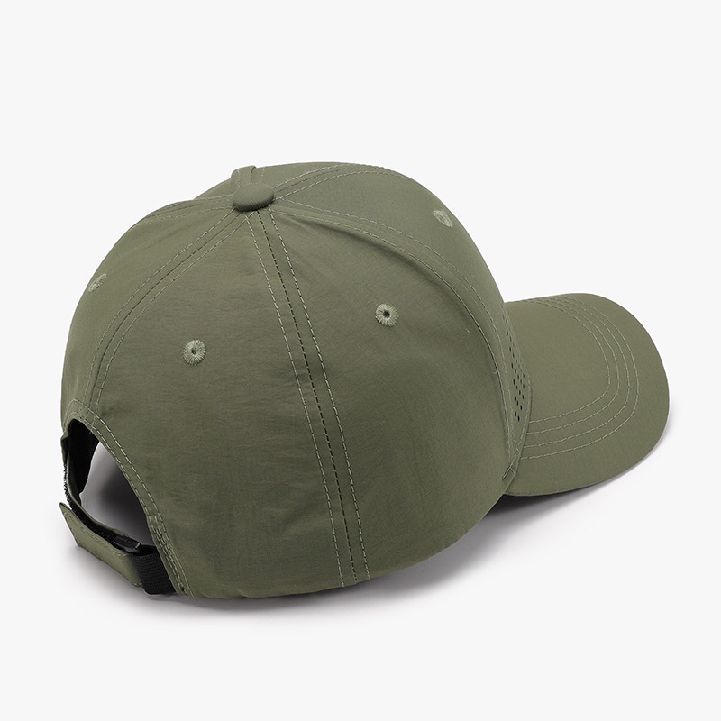 Tor zur Wildnis Sommer Hardtop Outdoor Herren Großer Kopfumfang Atmungsaktiv Belüftet Baseball Cross-Border Vielseitig Einfarbig_voghion.com