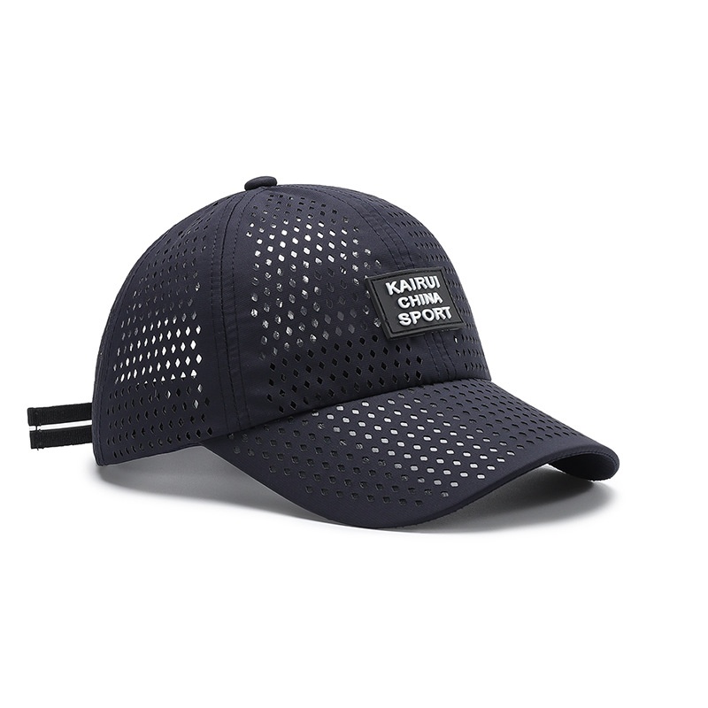Tor Zur Wildnis Spring Summer Mesh Hat Diamond-shaped Perforated Quick-drying European American Cross-border Letter Baseball Outdoor_voghion.com
