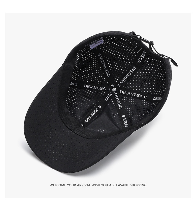 Gorra de béisbol perforada de secado rápido para deportes al aire_voghion.com