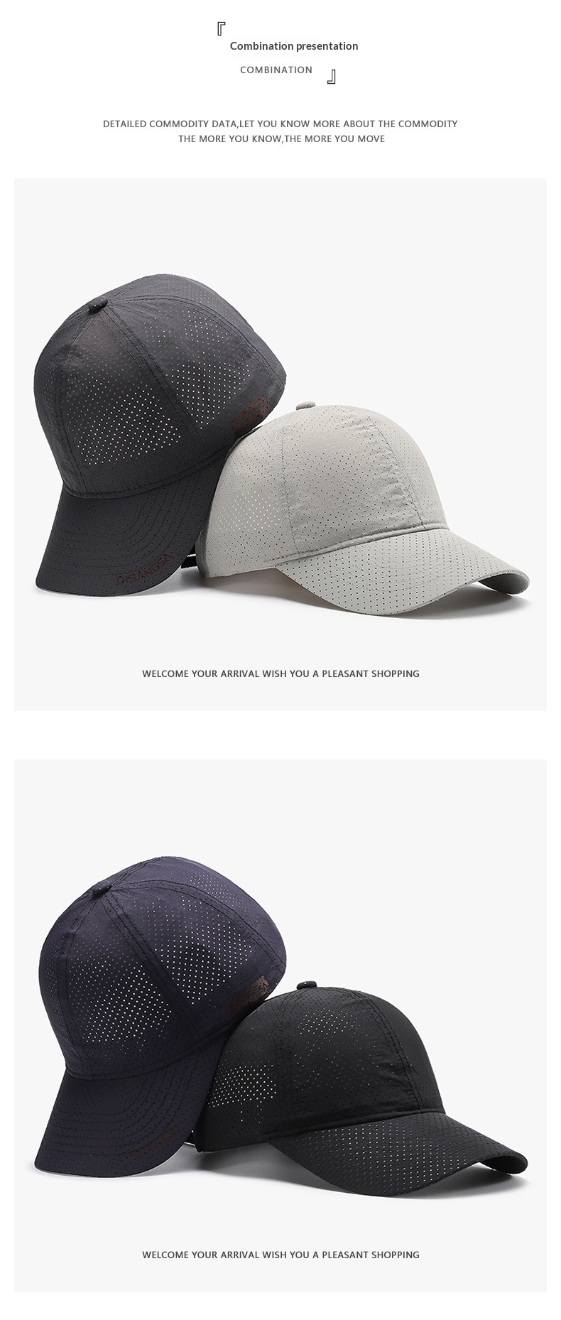 Baseball Cap Breathable Quick-dry Outdoor Sun Protection Hat_voghion.com