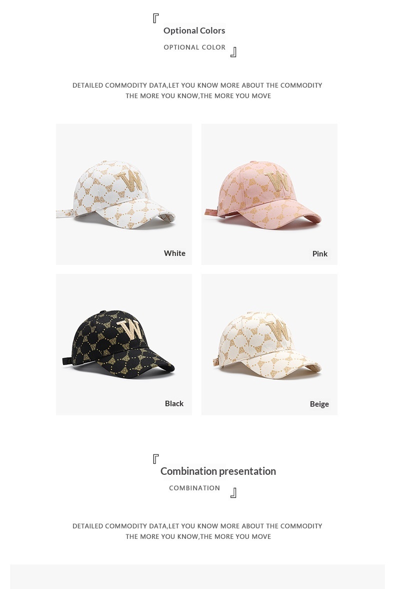 Basebollkeps för män och kvinnor med broderi streetstyle_voghion.com