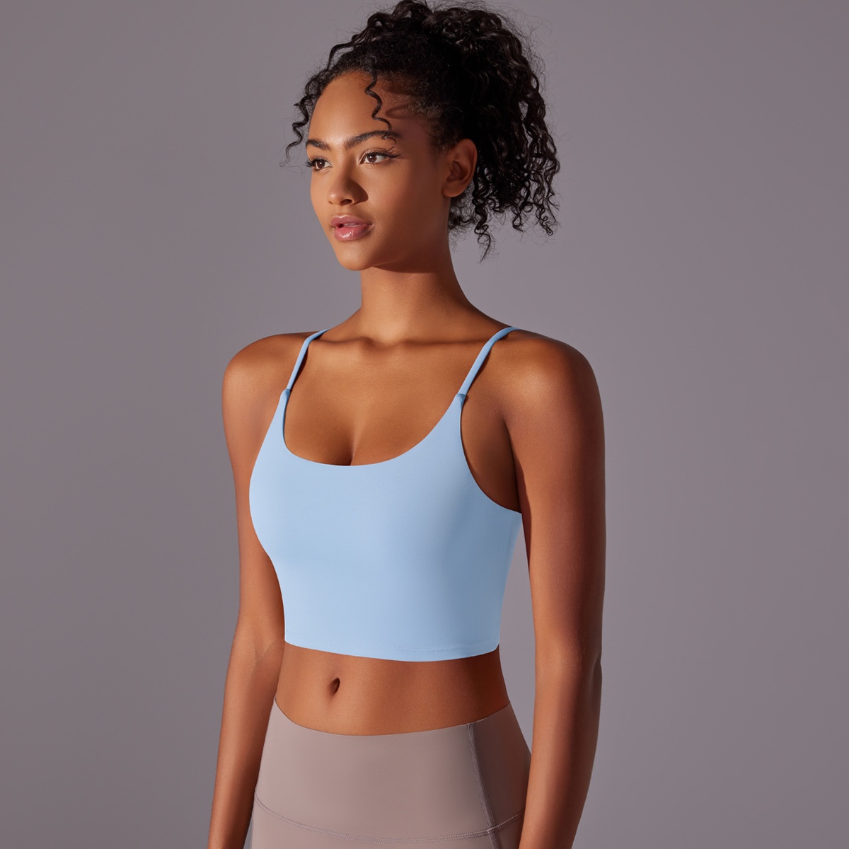 Sport-bh Für Fitness Training Mit Festen Cups Und Nylon_voghion.com