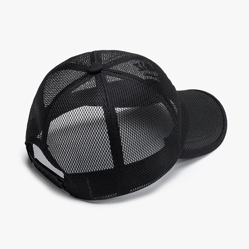 Tor Zur Wildnis Summer Letter Embroidery Breathable Sunshade Mesh Versatile Outdoor Cross-Border Men's Black Duckbill Women's Baseball_voghion.com