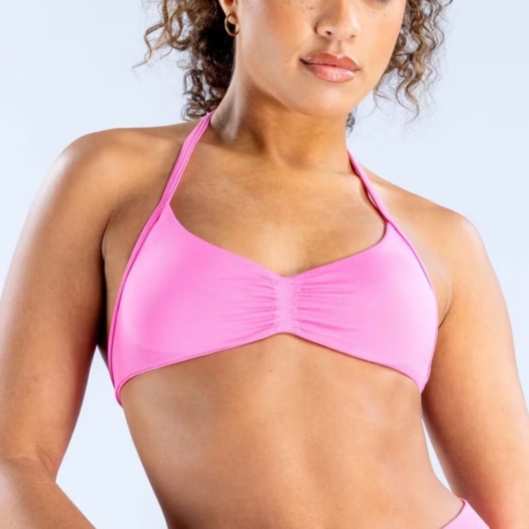 Tor Zur Wildnis DFYNE High Elasticity Full Matte Ultra Soft Nylon Halter Backless Sports Bra Yoga Vest_voghion.com