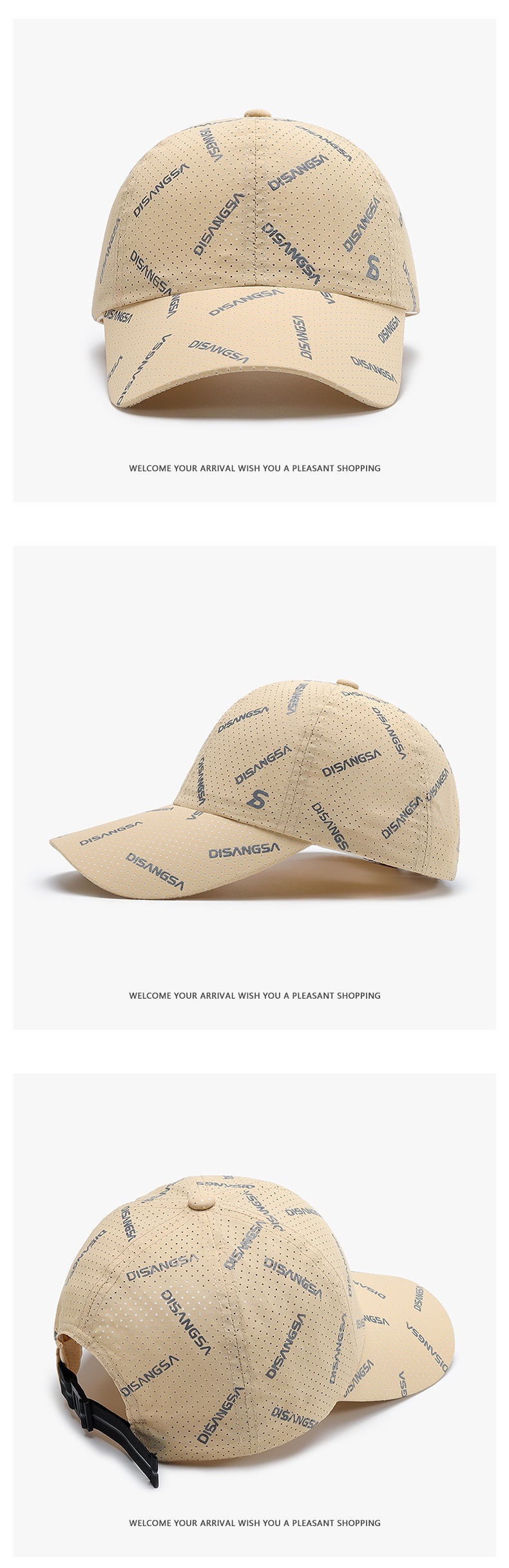Breathable Baseball Cap For Men Quick-dry Outdoor Sun Protection_voghion.com