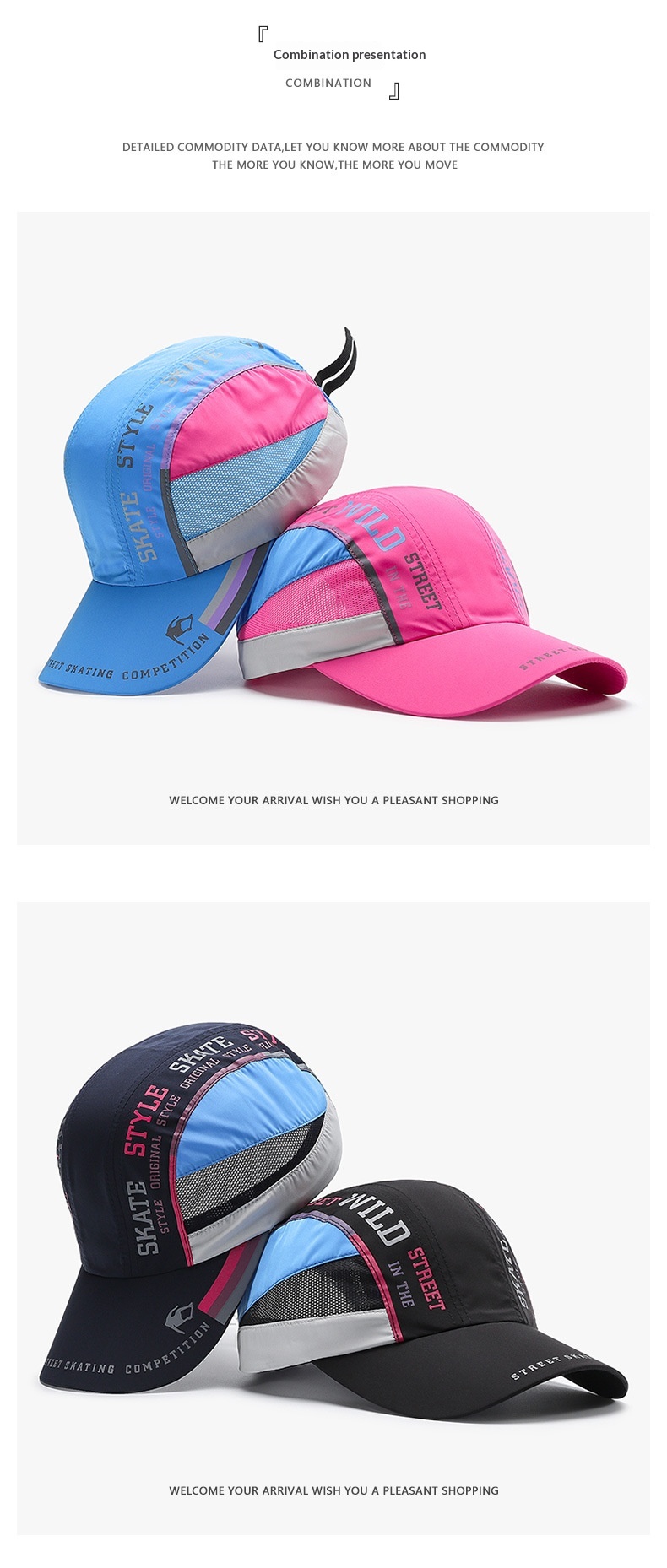 Quick Dry Outdoor Sun Hat Baseball Cap For Men Breathable Mesh_voghion.com