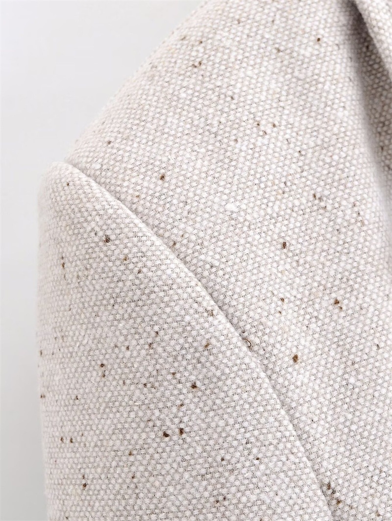 Abbigliamento donna Primavera 2026 Nuovo stile europeo e americano Blazer elegante e alla moda a maniche lunghe Top semplice_voghion.com