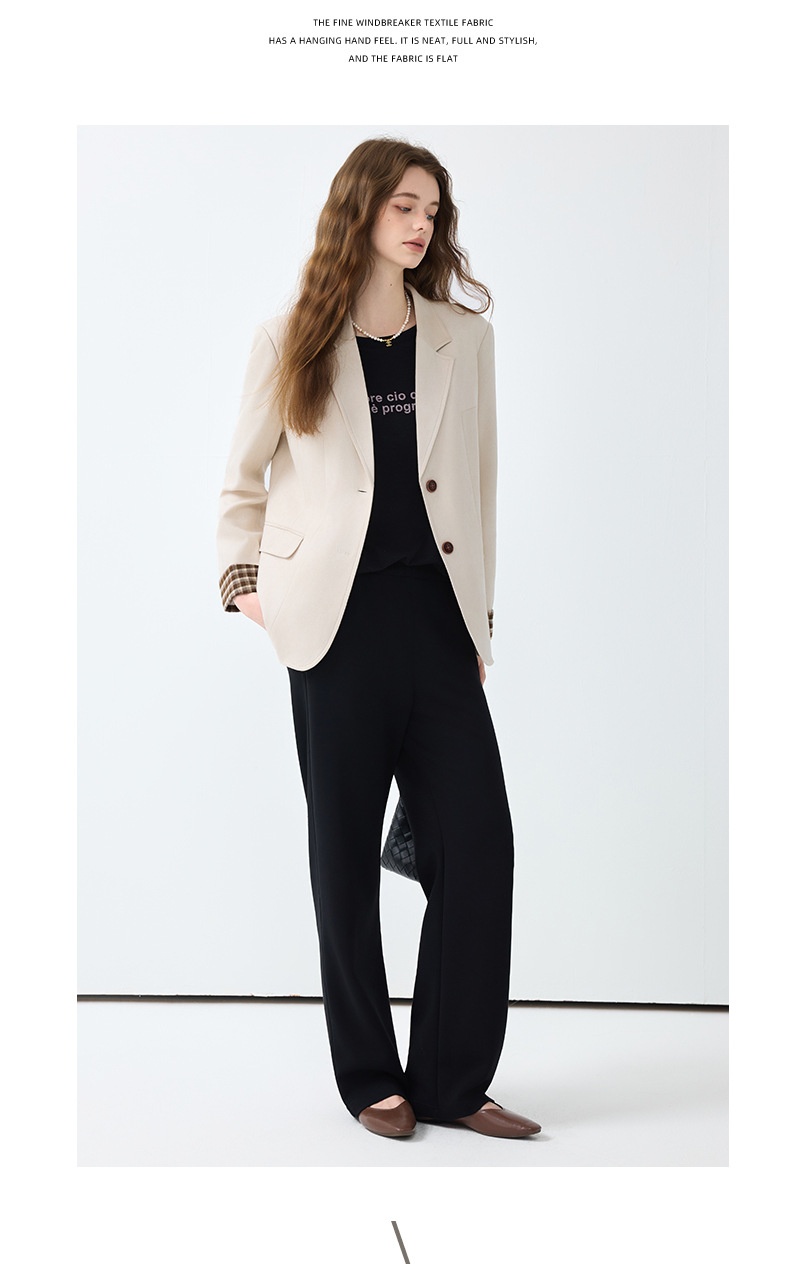 Blazer donna stile casual color caffè giacca elegante da donna_voghion.com