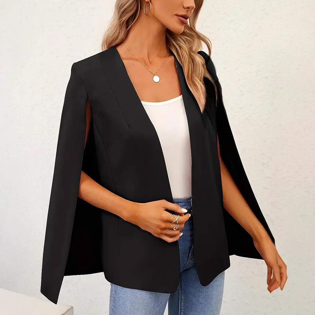 Sciarpe, giacche, mantelle, gilet e blazer alla moda europea-americana da donna del 2025, in diversi colori._voghion.com