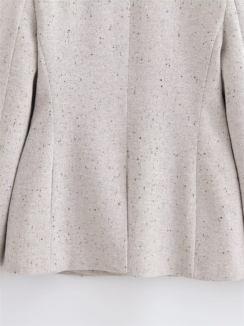 Abbigliamento donna Primavera 2026 Nuovo stile europeo e americano Blazer elegante e alla moda a maniche lunghe Top semplice_voghion.com