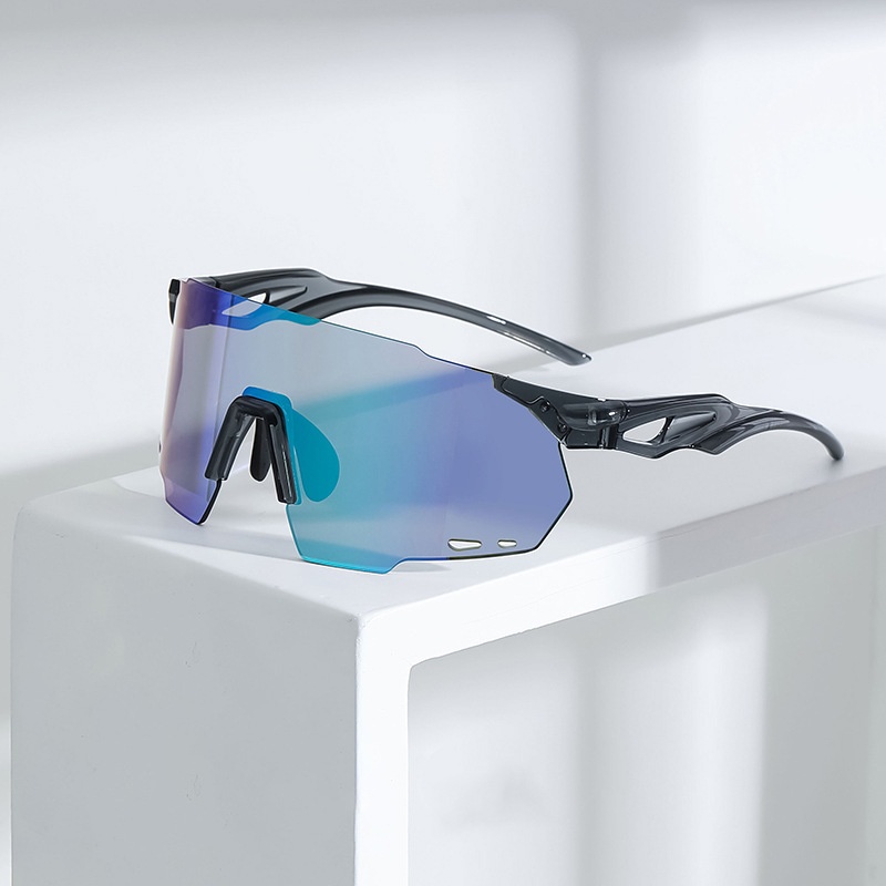 Occhiali da sole sportivi Tor Zur Wildnis Fashion con montatura grande, antivento, che cambiano colore, ideali per ciclismo transfrontaliero, con protezione UV._voghion.com
