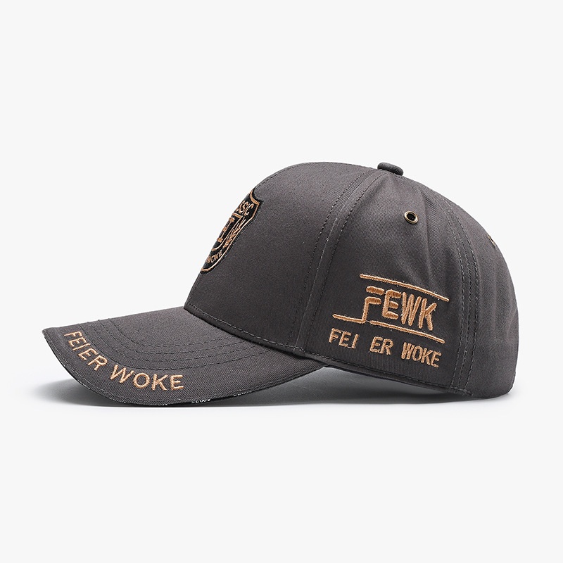 Tor Zur Wildnis Spring New High-end Embroidered Shield Baseball Cap For Men And Women Street Sunshade Metal Vent Hat Wholesale_voghion.com