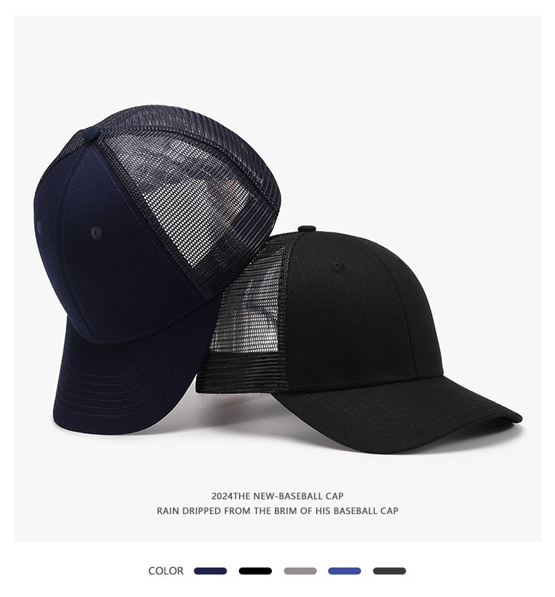 Tor Zur Wildnis Summer Hard Top Camouflage Mesh Hat Men's Outdoor Sun Protection Baseball Fashionable Breathable Versatile Duckbill Cap_voghion.com