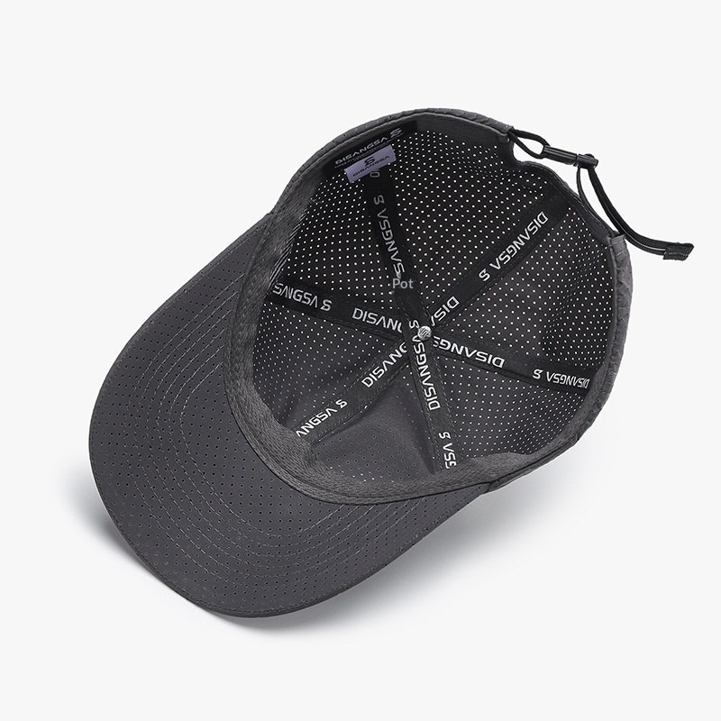 Tor Zur Wildnis Summer New Perforated Embroidered Quick-Dry Mesh Breathable Baseball Cap Casual Protection Thin Outdoor Sun Hat_voghion.com