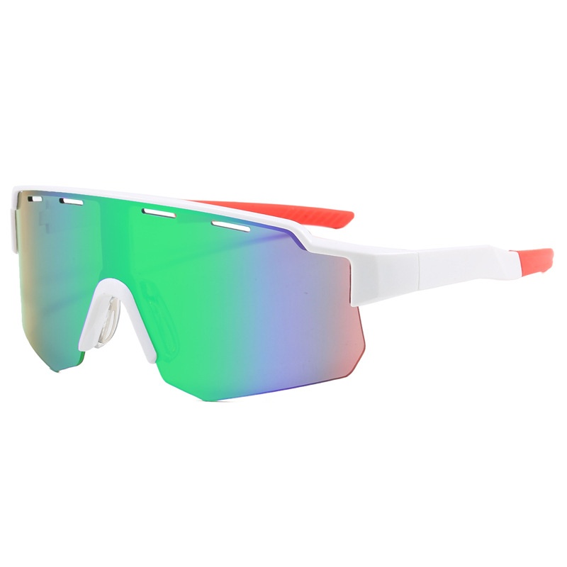 Lunettes de soleil Tor Zur Wildnis New Cross-Border Outdoor Sports Climbing Glasses pour hommes, coupe-vent, grande monture, monobloc, anti-UV, pour femmes_voghion.com