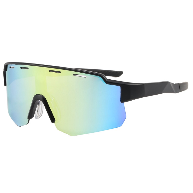 Lunettes de soleil Tor Zur Wildnis New Cross-Border Outdoor Sports Climbing Glasses pour hommes, coupe-vent, grande monture, monobloc, anti-UV, pour femmes_voghion.com