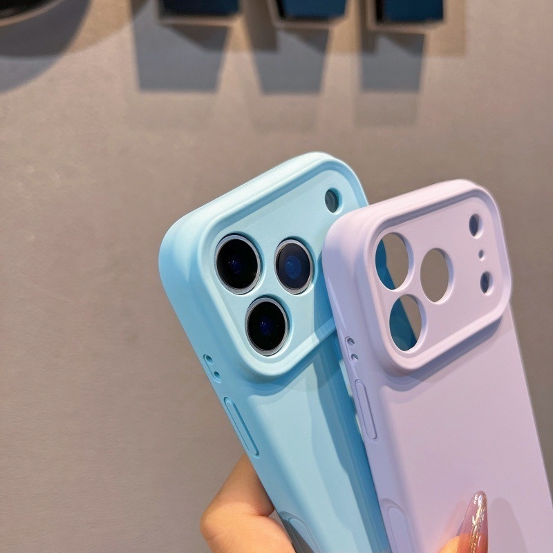 Flüssigsilikon, geeignet für iPhone 17 Zoll, Rundumschutz, stoßfeste Handyhülle für iPhone Pro Max, einfarbig mit integriertem_voghion.com