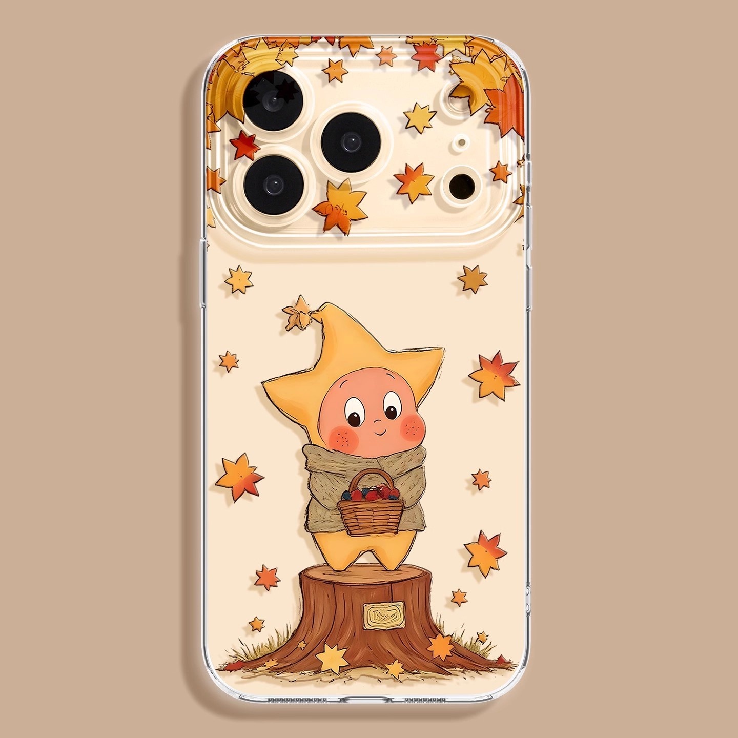 Cartoon Transparent Phone Case For Iphone Full Coverage Cover_voghion.com