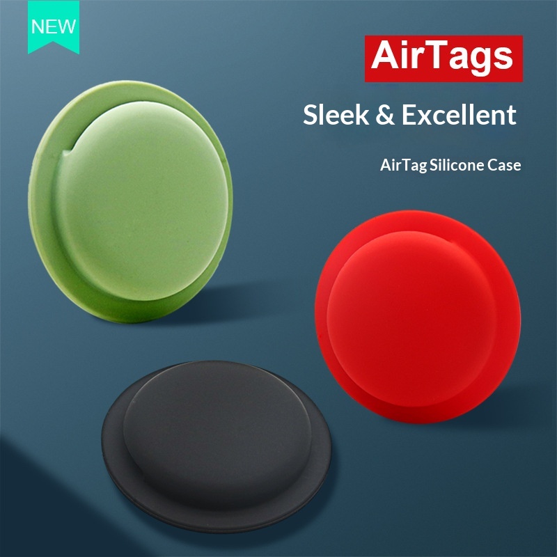 Kompatibel mit AirTags AirTag Silikon Schutzhülle für Ortungsgeräte und Tracker mit vollständiger Abdeckung_voghion.com