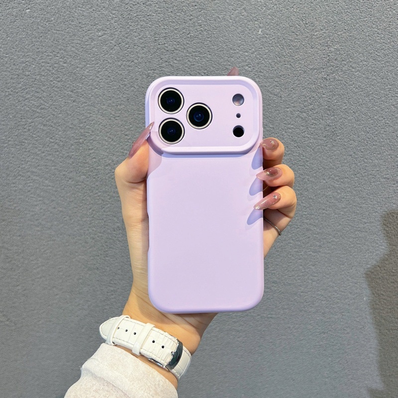 Liquid Silicone Suitable 17, Full Protection Anti-drop Phone Case For IPhone Pro Max, Solid Color With Integrated_voghion.com