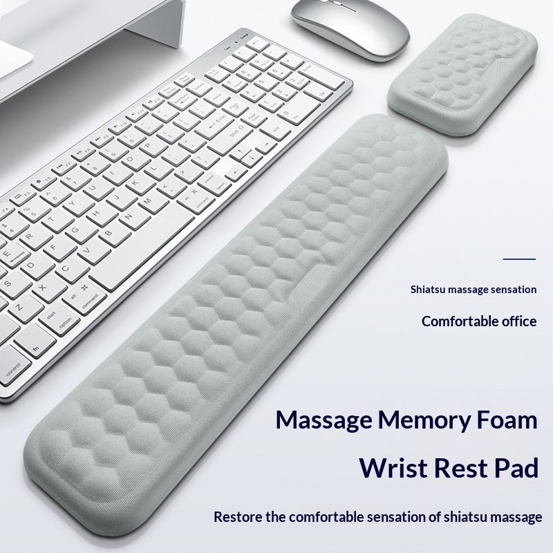 Mechanical Keyboard Memory Foam Mouse Support Comfortable Rest Wrist Pad For Women And Men_voghion.com