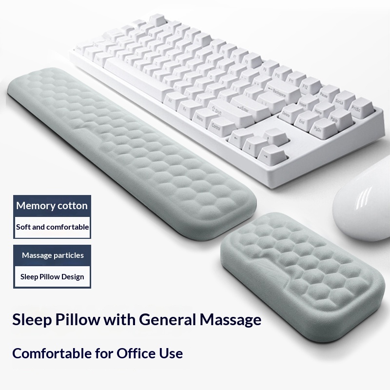 Mechanical Keyboard Memory Foam Mouse Support Comfortable Rest Wrist Pad For Women And Men_voghion.com
