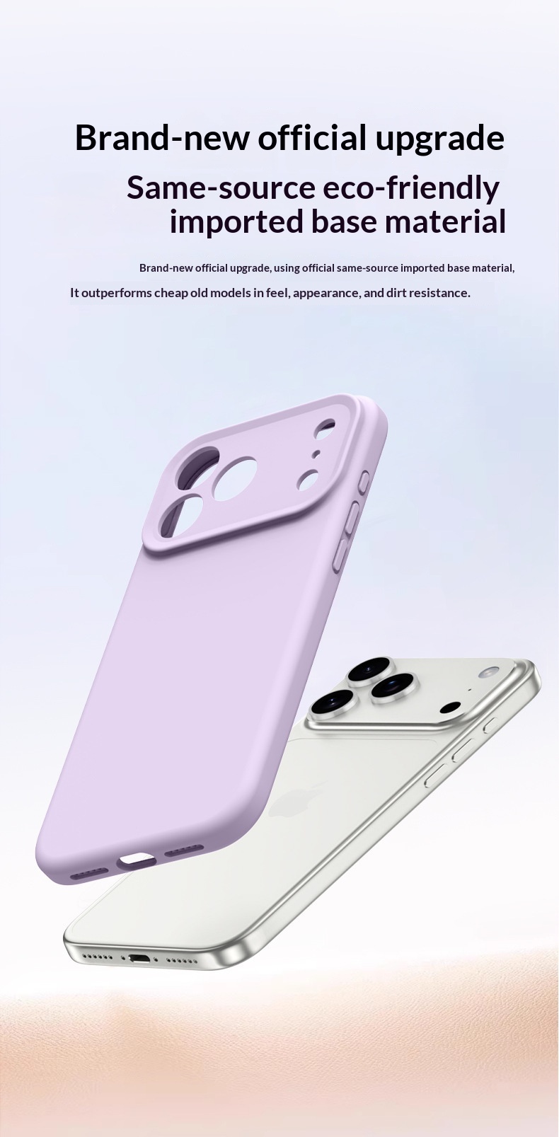 Flüssigsilikon, geeignet für iPhone 17 Zoll, Rundumschutz, stoßfeste Handyhülle für iPhone Pro Max, einfarbig mit integriertem_voghion.com