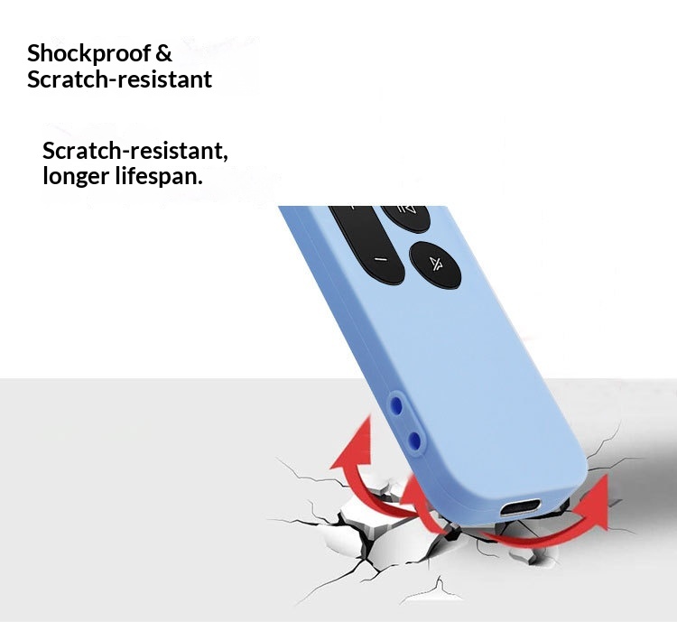 Custodia protettiva in silicone adatta per telecomando intelligente di sesta generazione._voghion.com